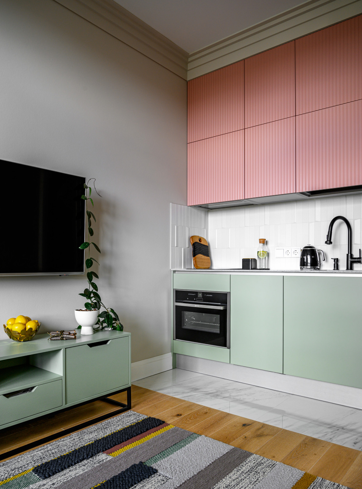 Фотосъемка дизайн-проекта в ЖК "5 звёзд" для дизайнера Анастасии Гапочка