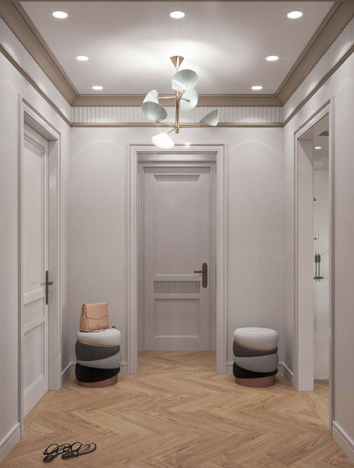 Дизайн интерьера квартиры-студии для современной модной девушки