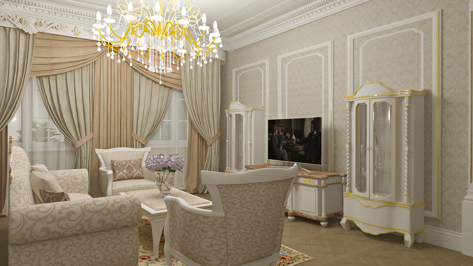 Загородный дом в стиле барокко