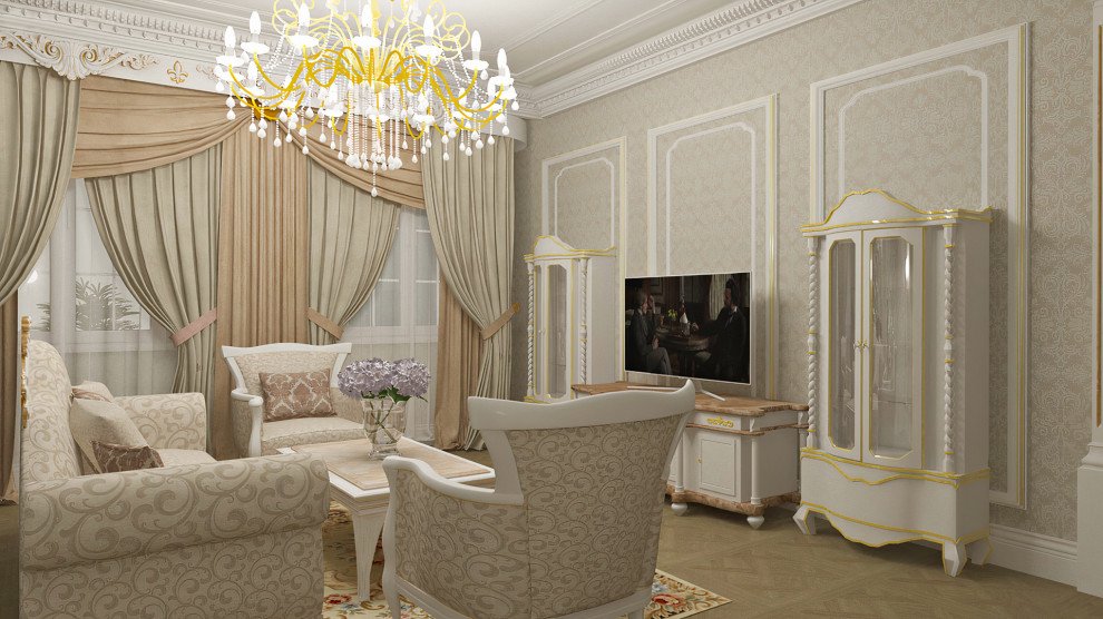 Обложка проекта: Загородный дом в стиле барокко