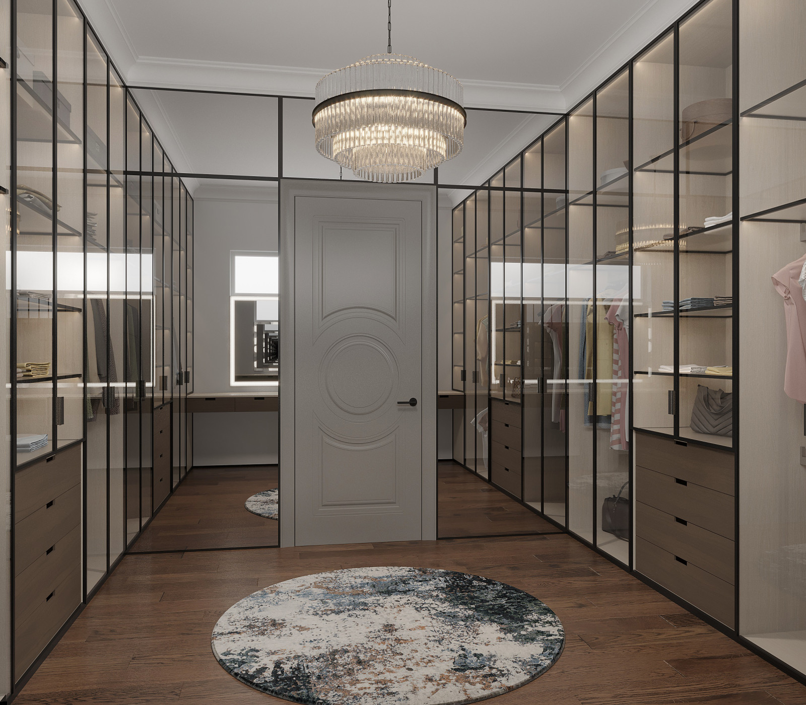 Гардеробная на 2-ом этаже