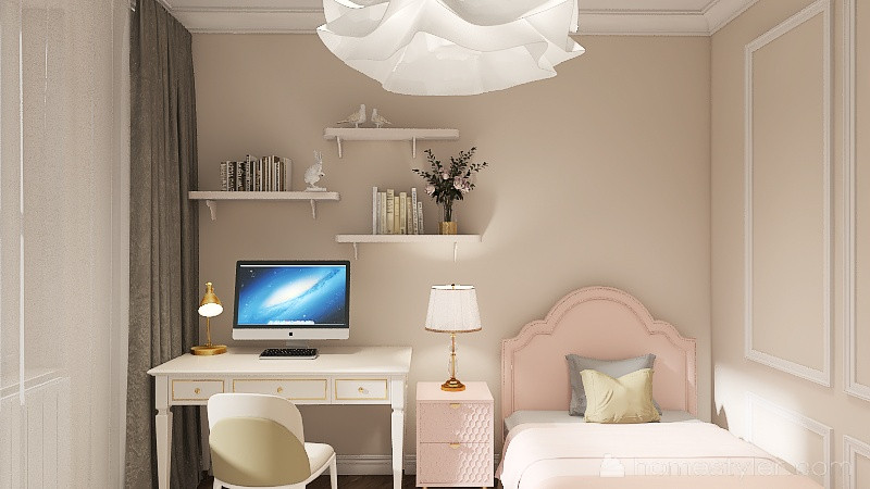 Проект  для молодой семьи в стиле неоклассика