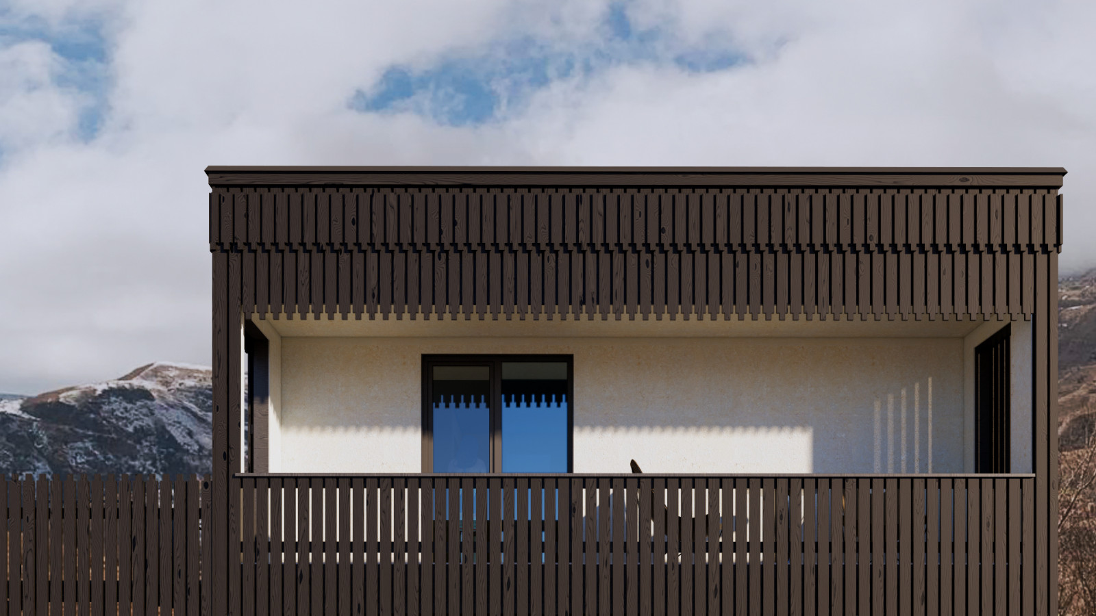 Обложка проекта: Гостевой дом в Северной Осетии