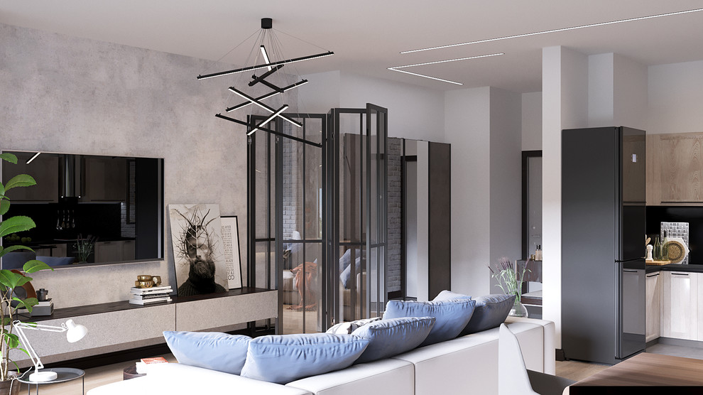 Студия в скандинавском стиле