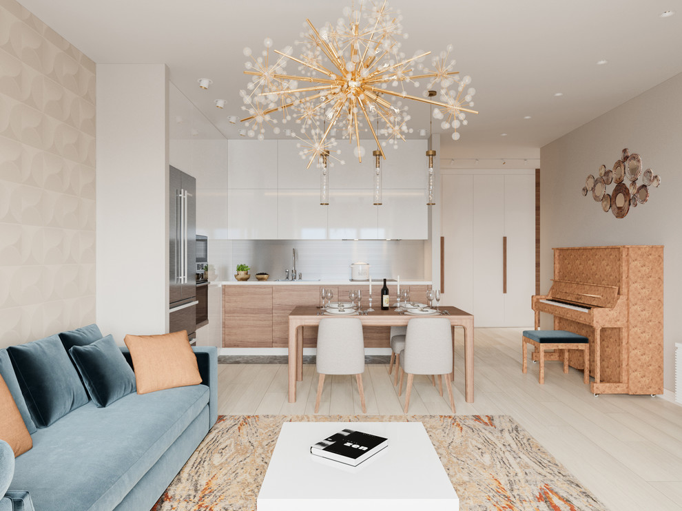 Квартира в теплых тонах