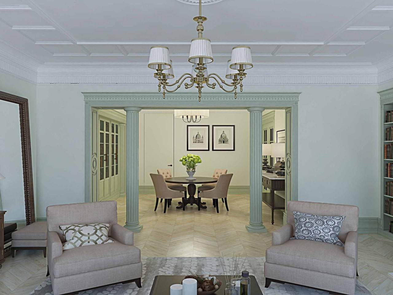 Старый фонд. Квартира на Английской набережной