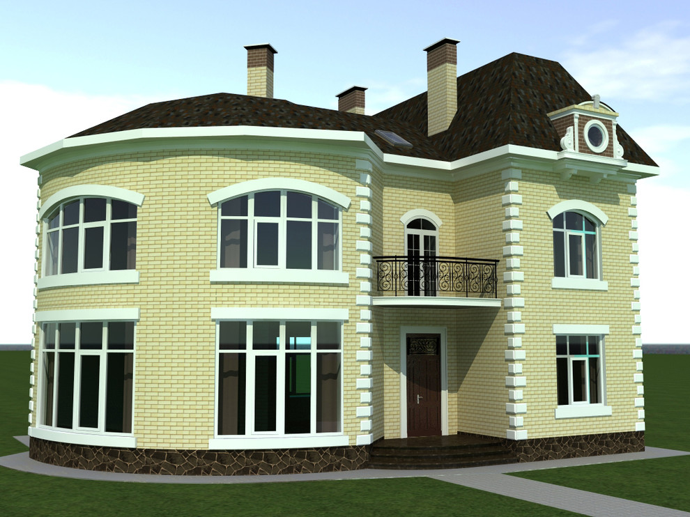 Обложка проекта: Проект и дизайн фасада частного дома и гаража г. Ярославль