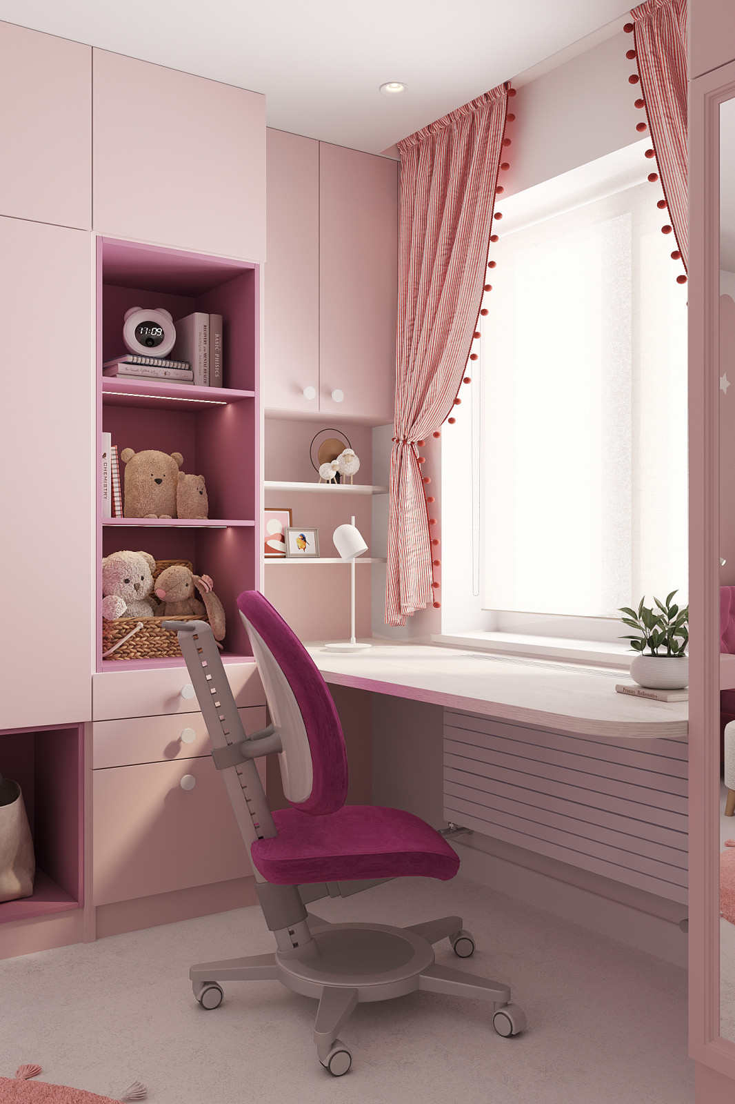 Обложка проекта: В гостях у Пеппы: детская для девочки