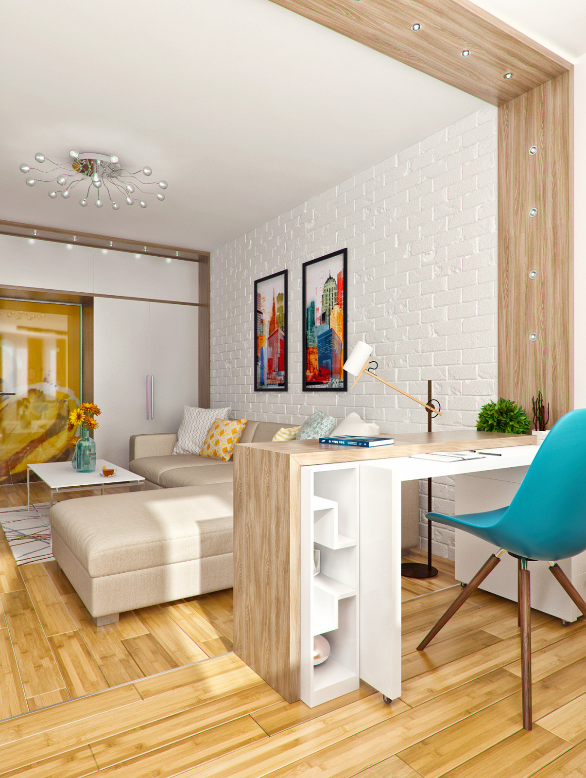 Обложка проекта: Квартира 62 м2 в панельном доме