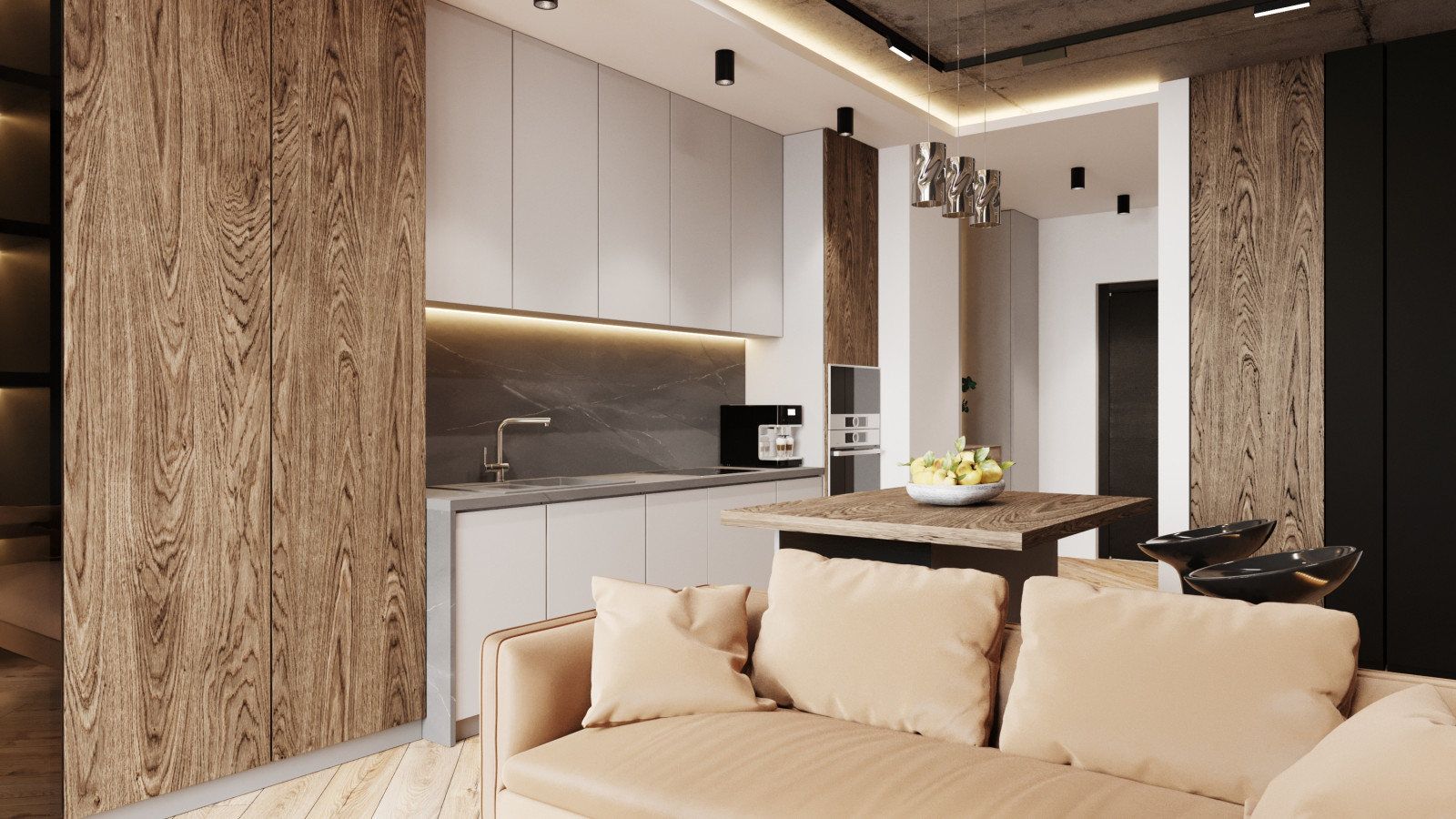 Двухуровневая квартира с террасой