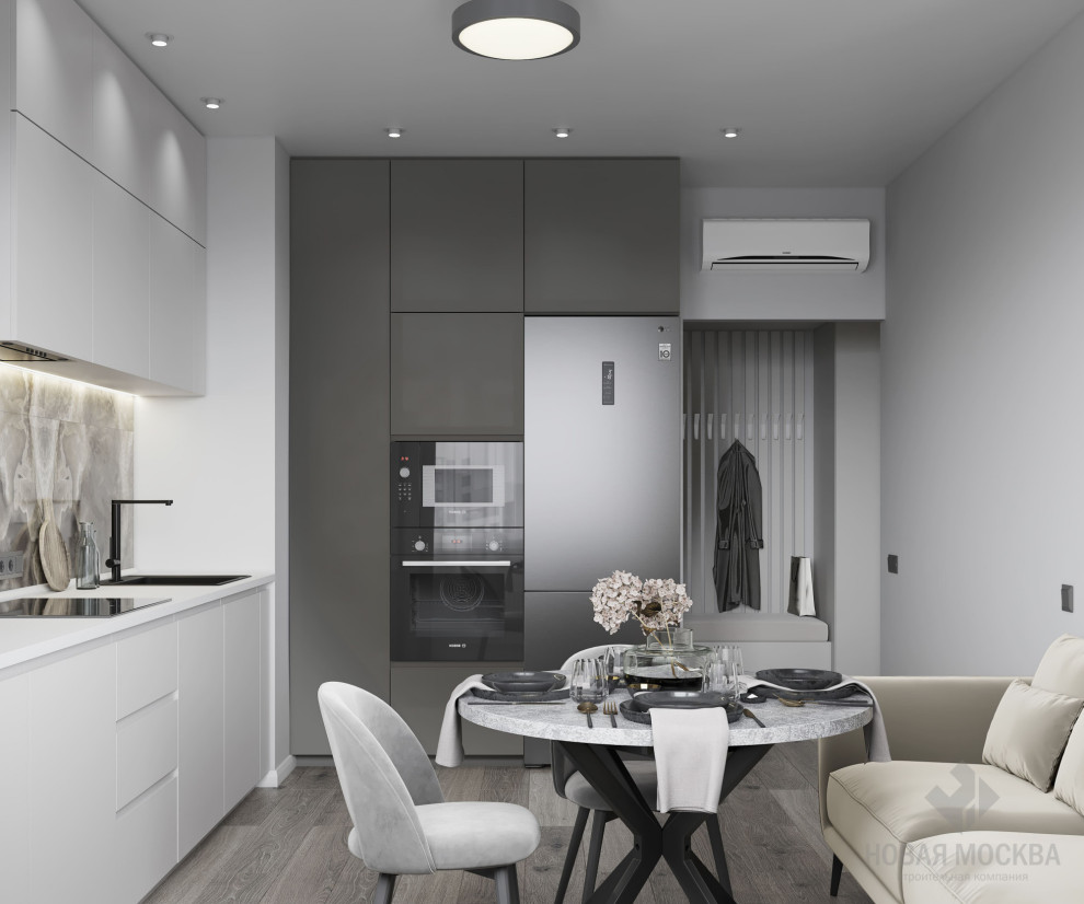 Дизайн-проект трехкомнатной квартиры ЖК "Лучи"