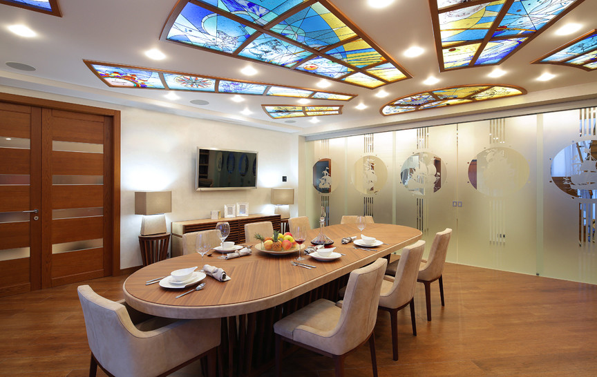 Коттедж "Яхта на причале". 1 этаж. Столовая