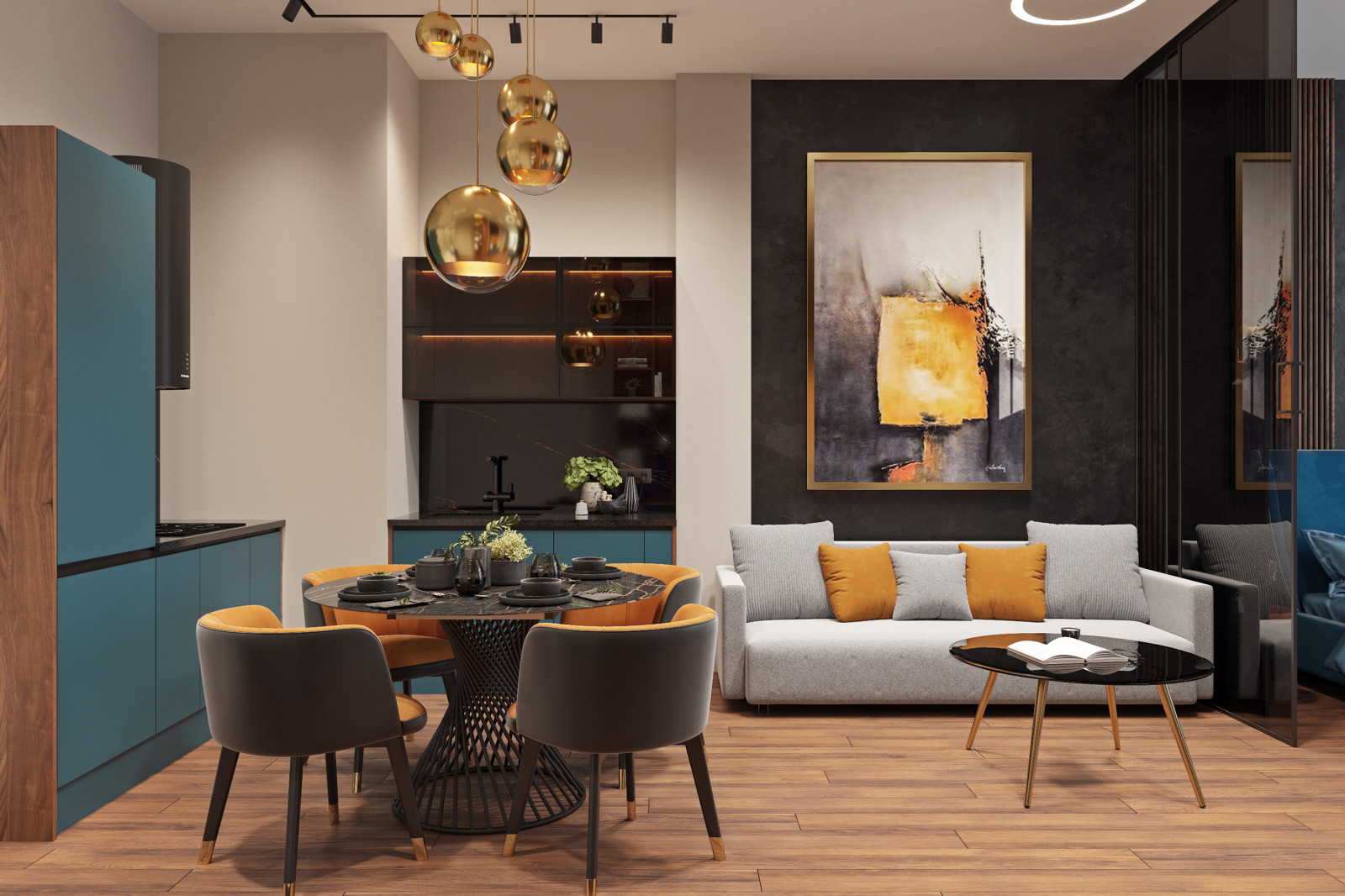 Обложка проекта: Апартаменты 96 кв.м. в ЖК ART residence