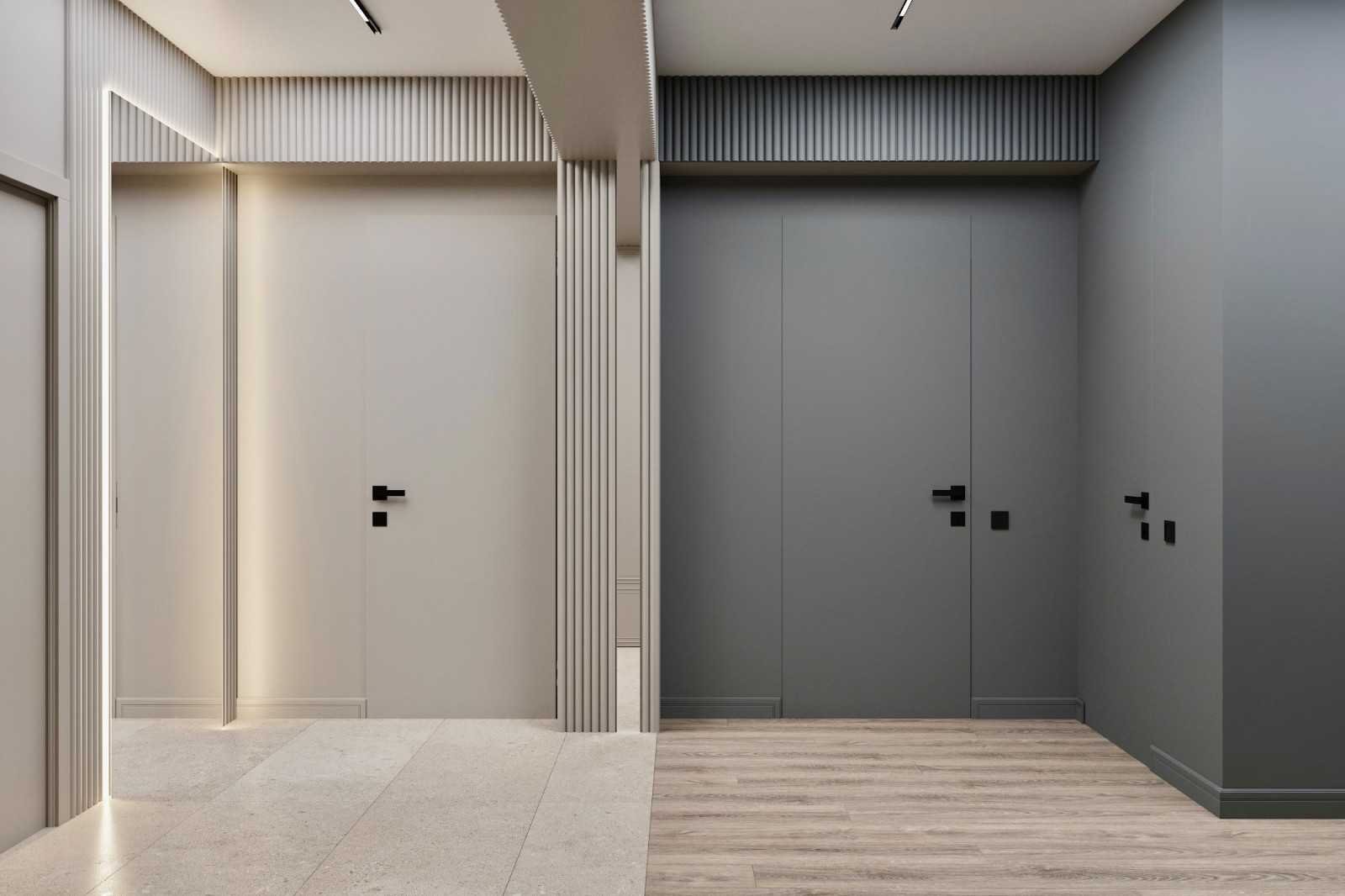 Дизайн-проект квартиры 87 кв м в современном стиле