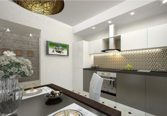 Проект квартиры "Пленительный белый"