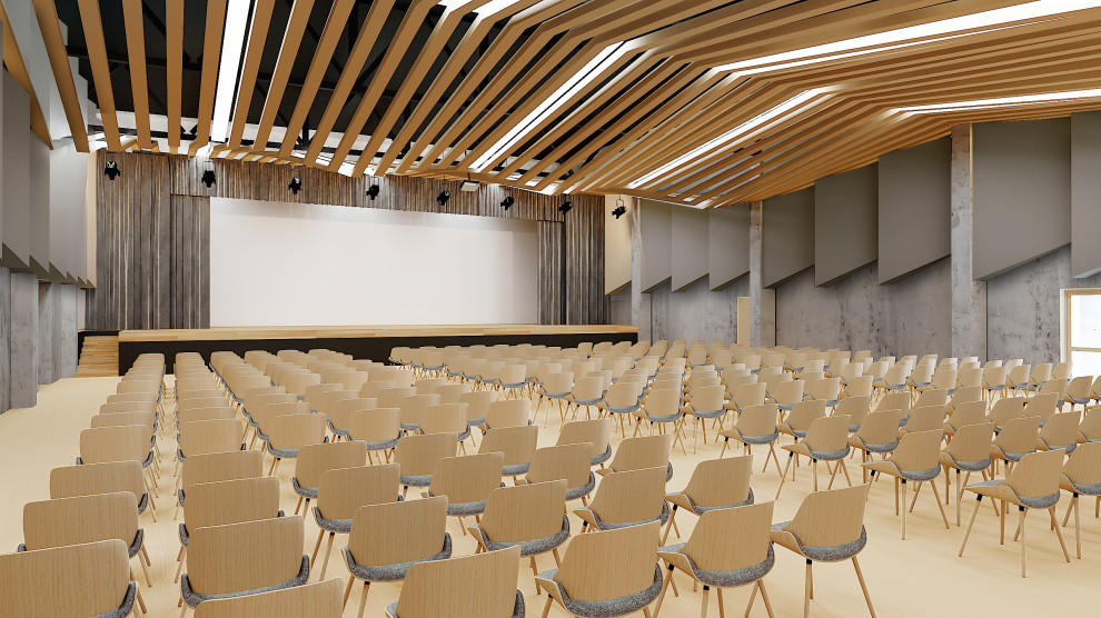 Интерьер школы на 1100 мест