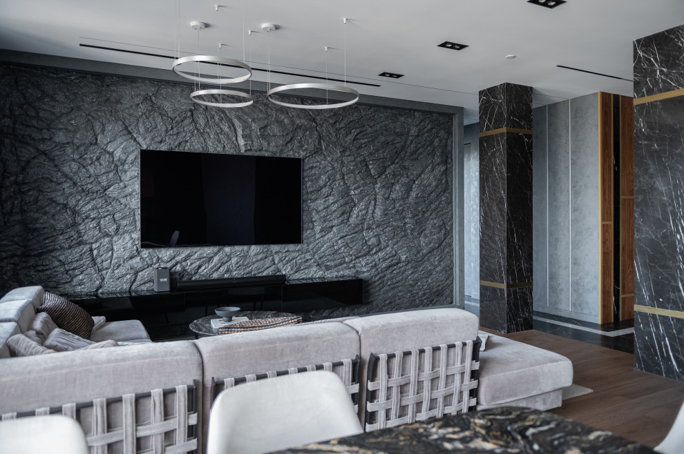 Пентхаус (современный) - гостиная