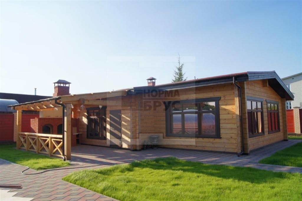 Баня из бруса «НБ 1-8»
