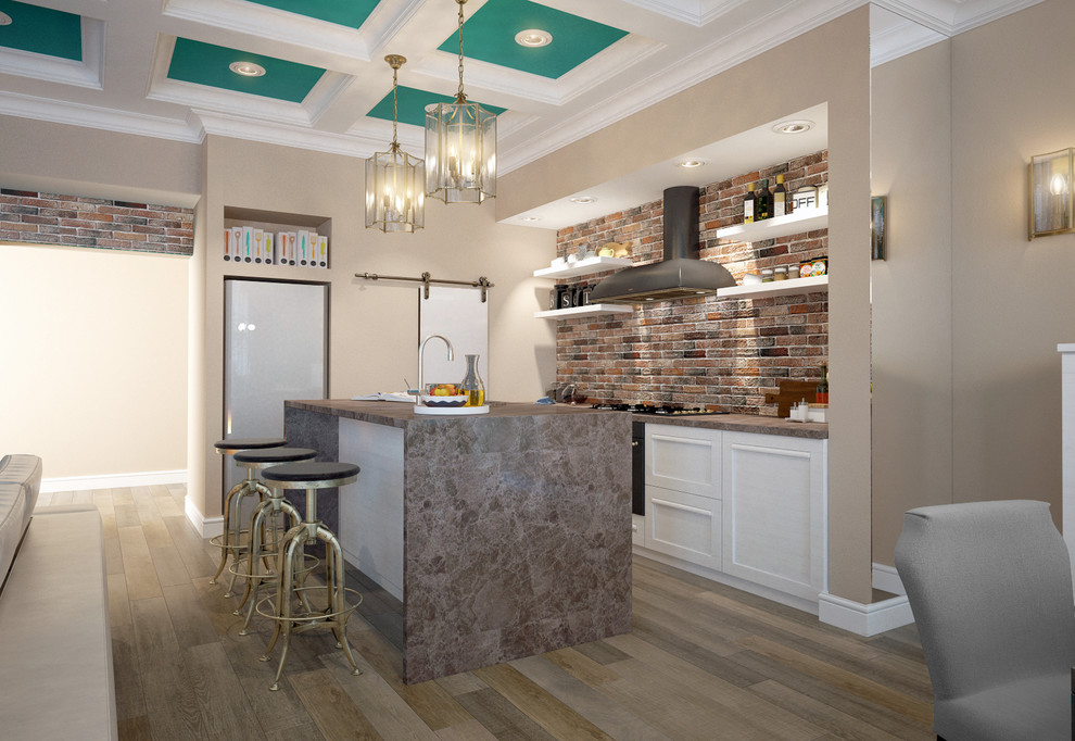 Обложка проекта: «В американском пригороде», Мария Рублева