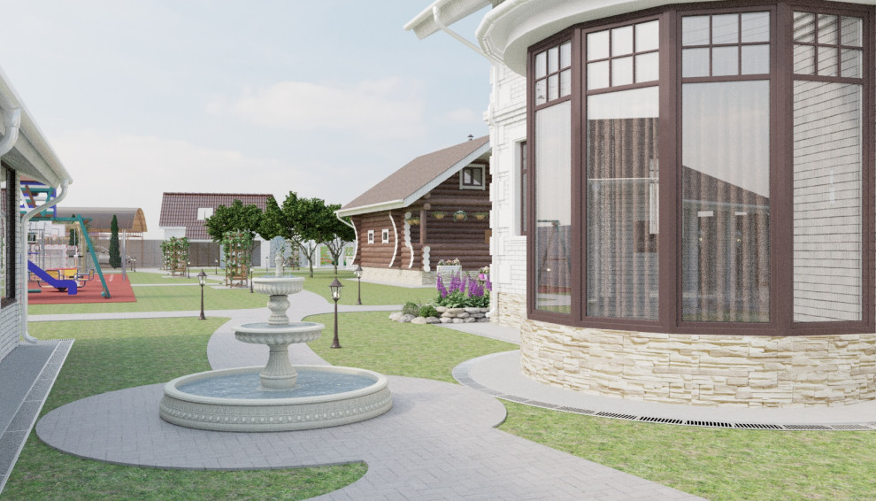 Ландшафт загородного дома