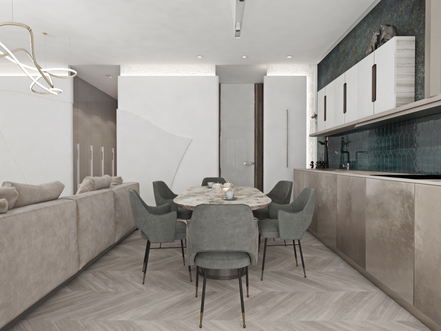 Зелёный вольфрамовый кот