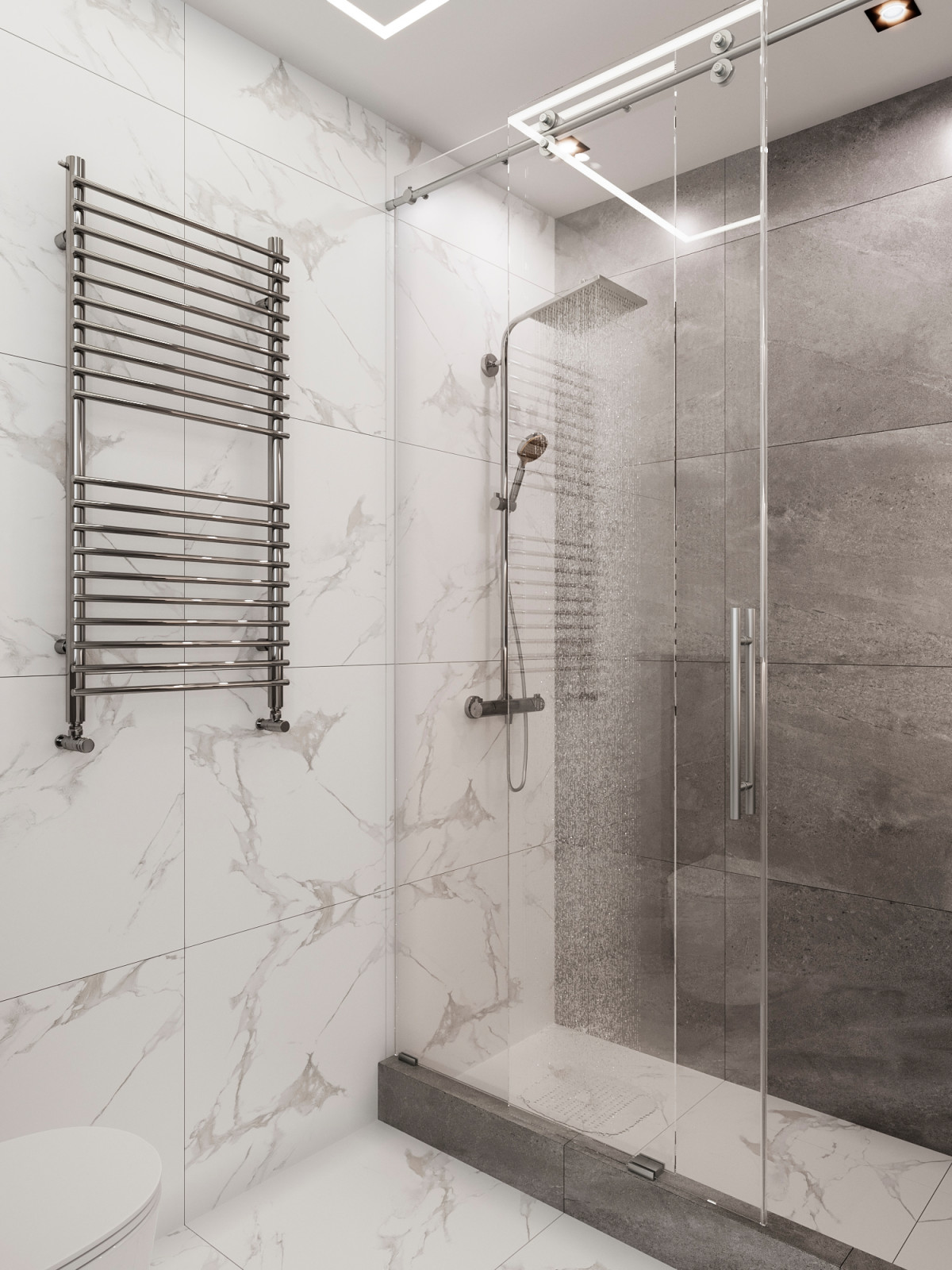 ДИЗАЙН ПРОЕКТ КВАРТИРЫ S=56,07 КВ.М.