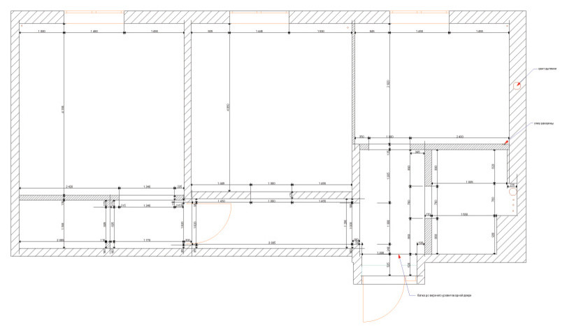 КВАРТИРА-СТУДИЯ 61,17 M2, В СТИЛЕ ПОП-АРТ НА САВВИНСКОЙ НАБ.