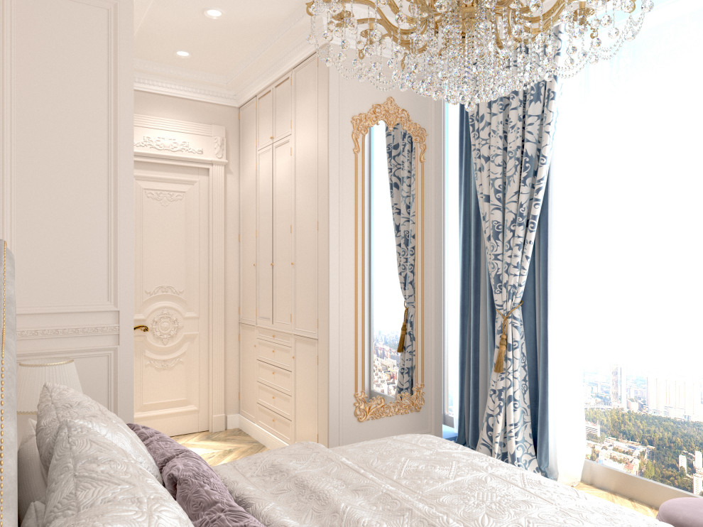 Классический интерьер в Москва Сити