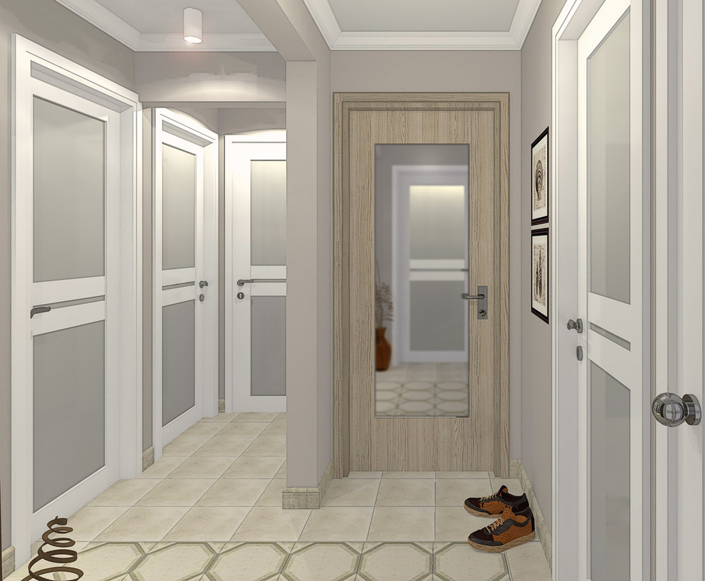 Дизайн-проект с перепланировкой в трехкомнатной квартире в панельном доме