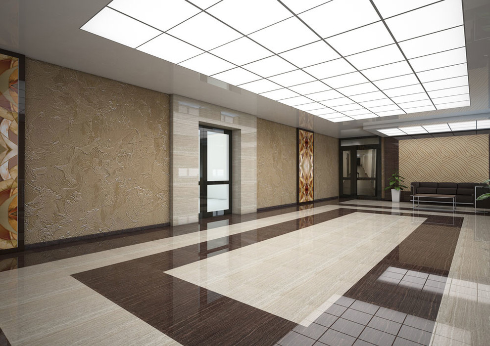 Дизайн холла ГБУ Самарской ОВЛ 75 кв.м