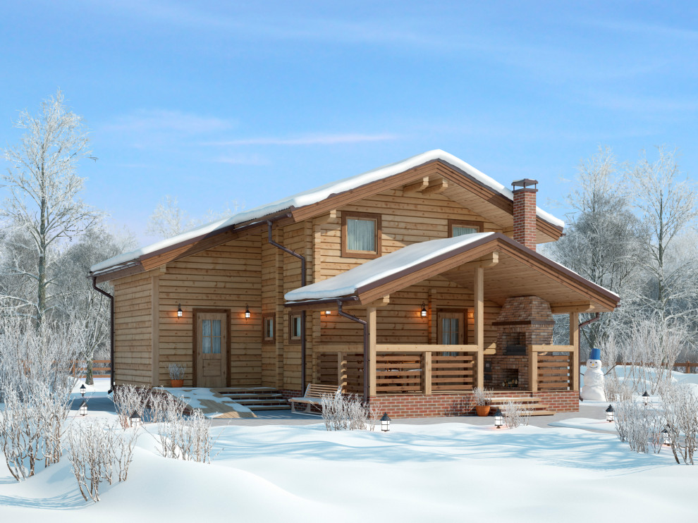 Обложка проекта: Баня из клееного бруса | Пегас 118