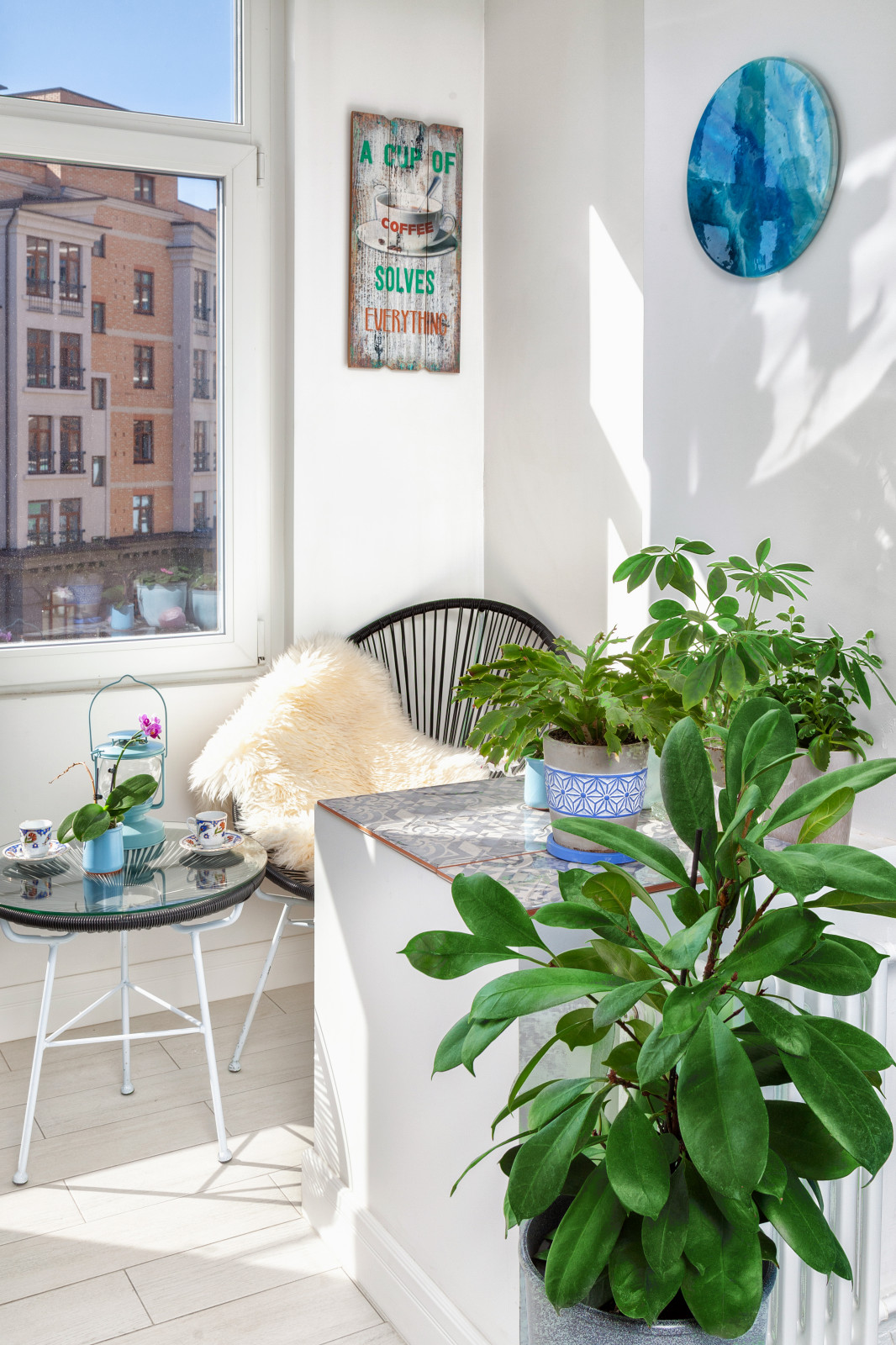 Вид на лоджию