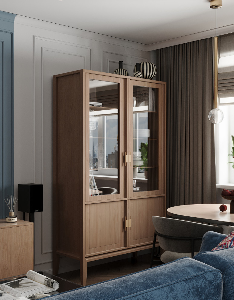 Яркие акценты в современной классике 73м2