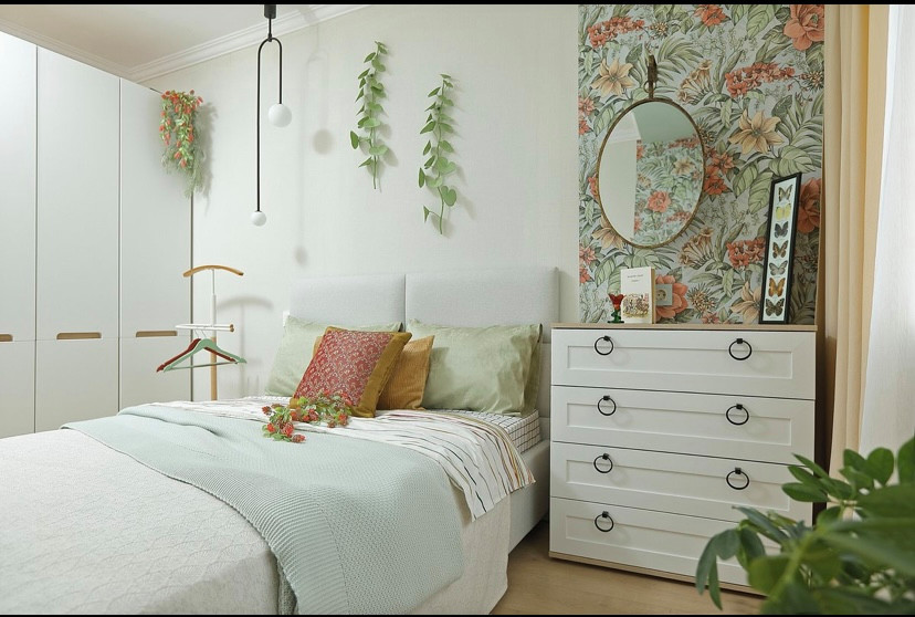 Обложка проекта: Весна в спальне и лето на кухне