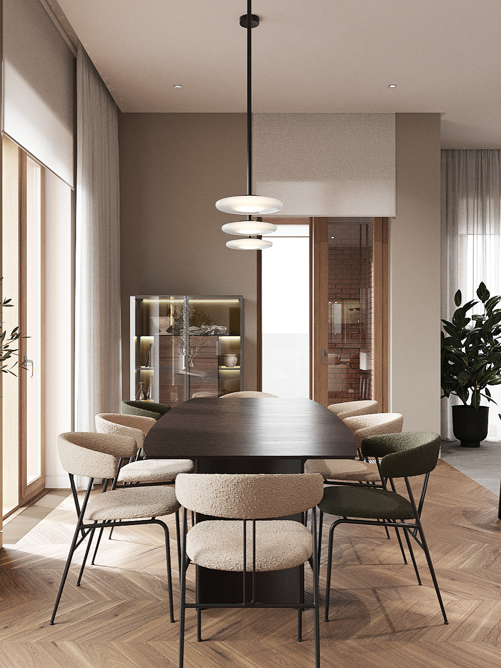 Обложка проекта: Вневременной интерьер с акцентными деталями, 135 кв.м.