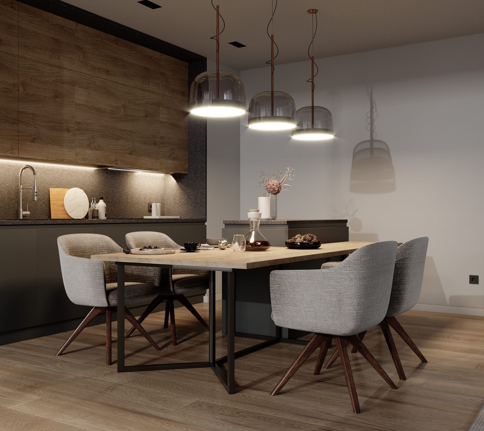 Светлая квартира в ЖК 4 горизонта