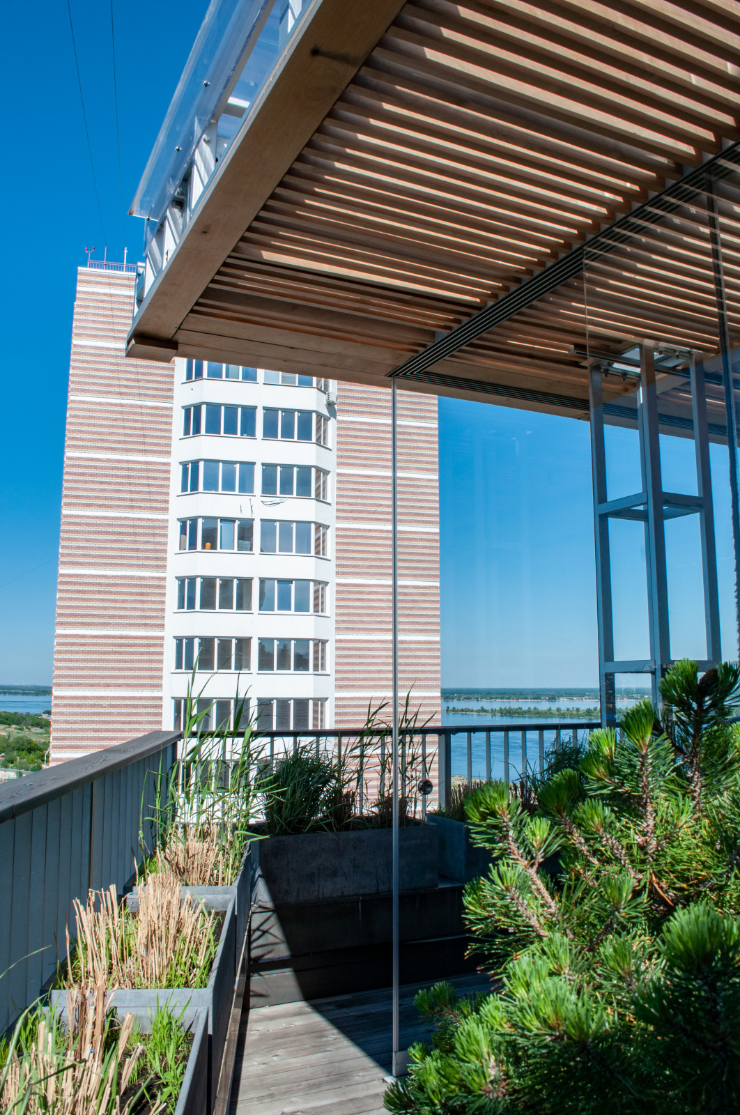 Терраса с видом на Волгу