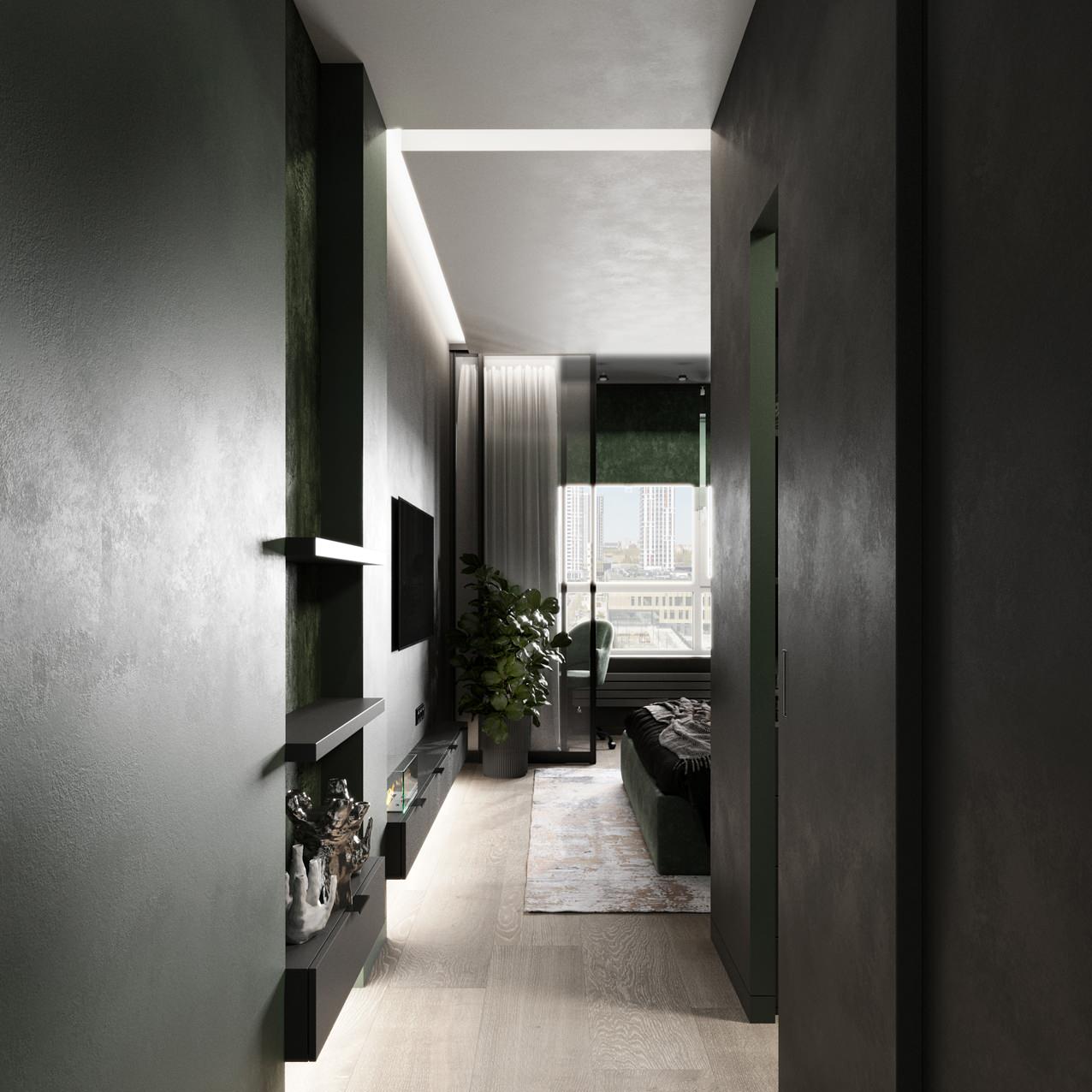 Темный монохром - жилые зоны