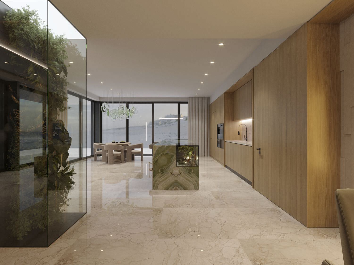 Penthouse Design In SOHO Tower, Paphos, Cyprus