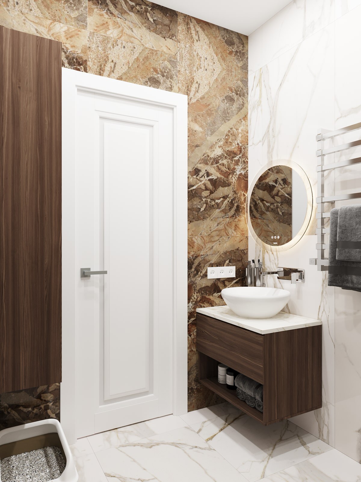 Трехкомнатная квартира в Комунарке.