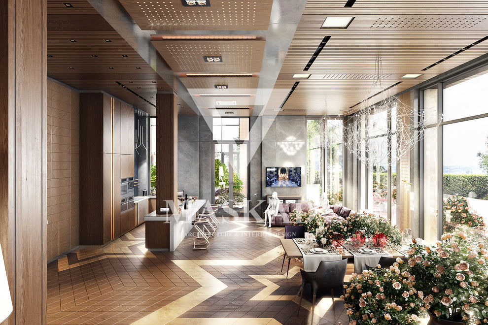 Интерьер в частном доме. Казань.