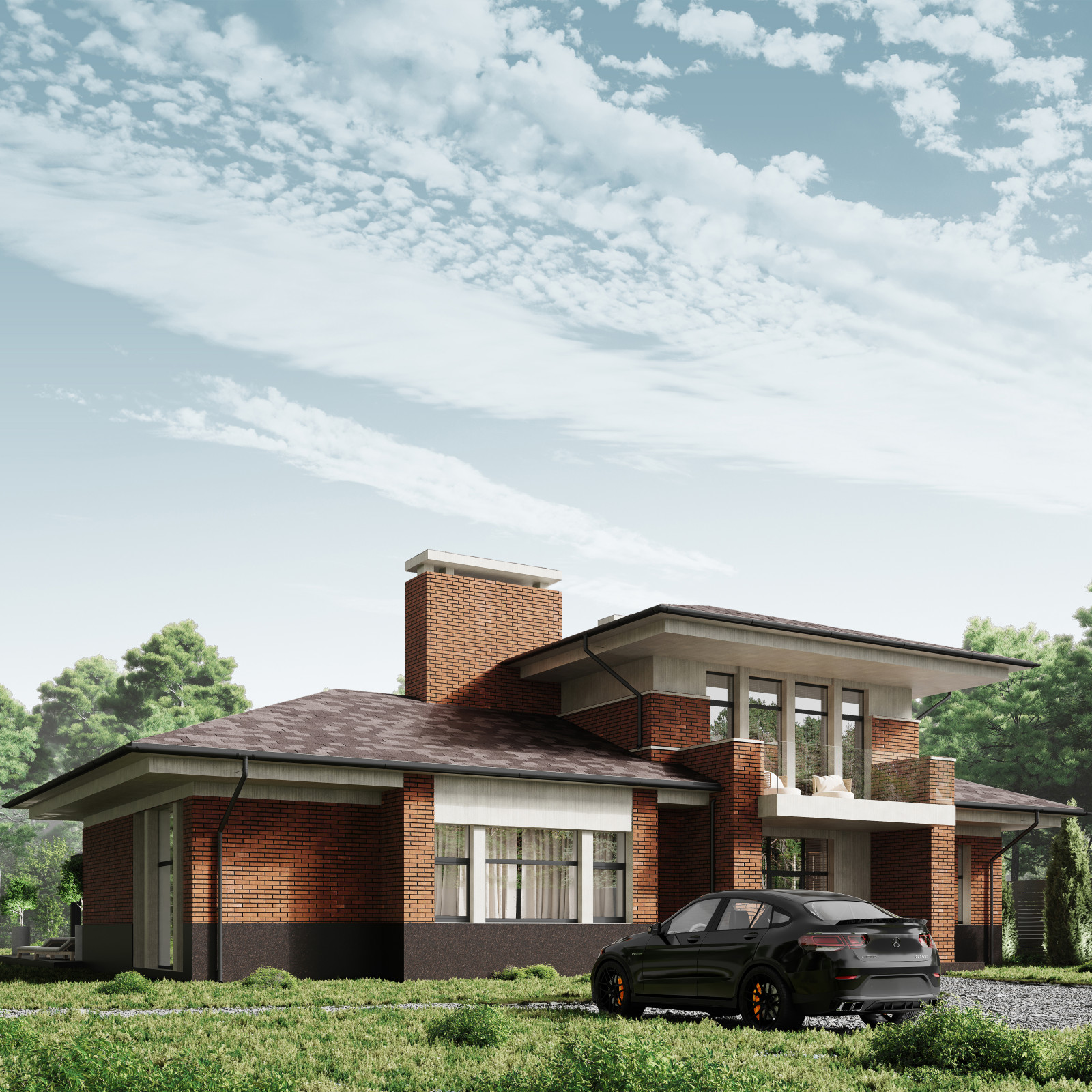 Обложка проекта: House on the lake