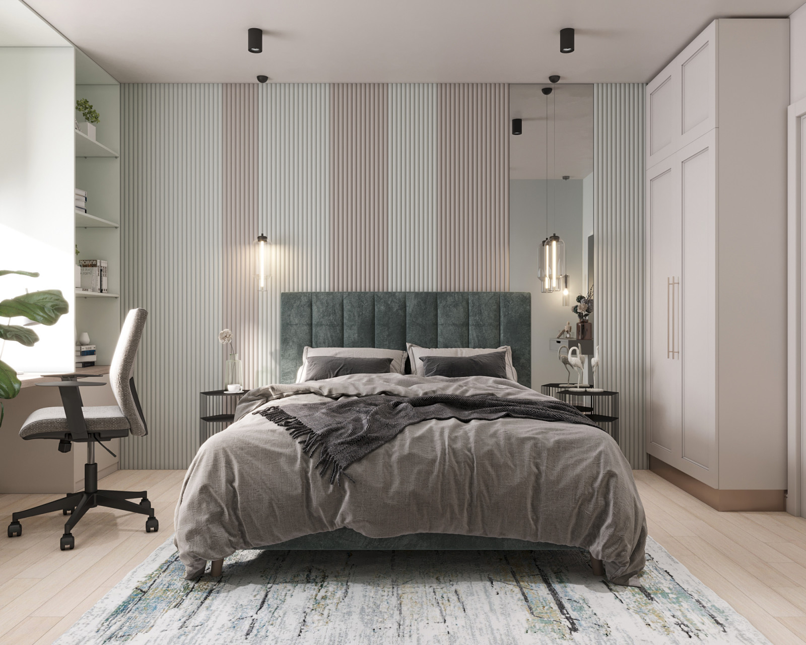 Интерьер квартиры 53 кв.м. в  ЖК "Летний сад"