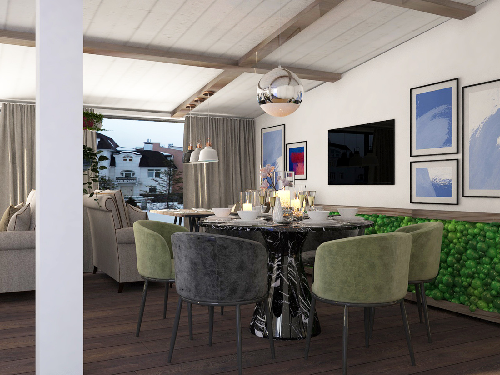 Дизайн проект для ресторана на ул. Пушкина