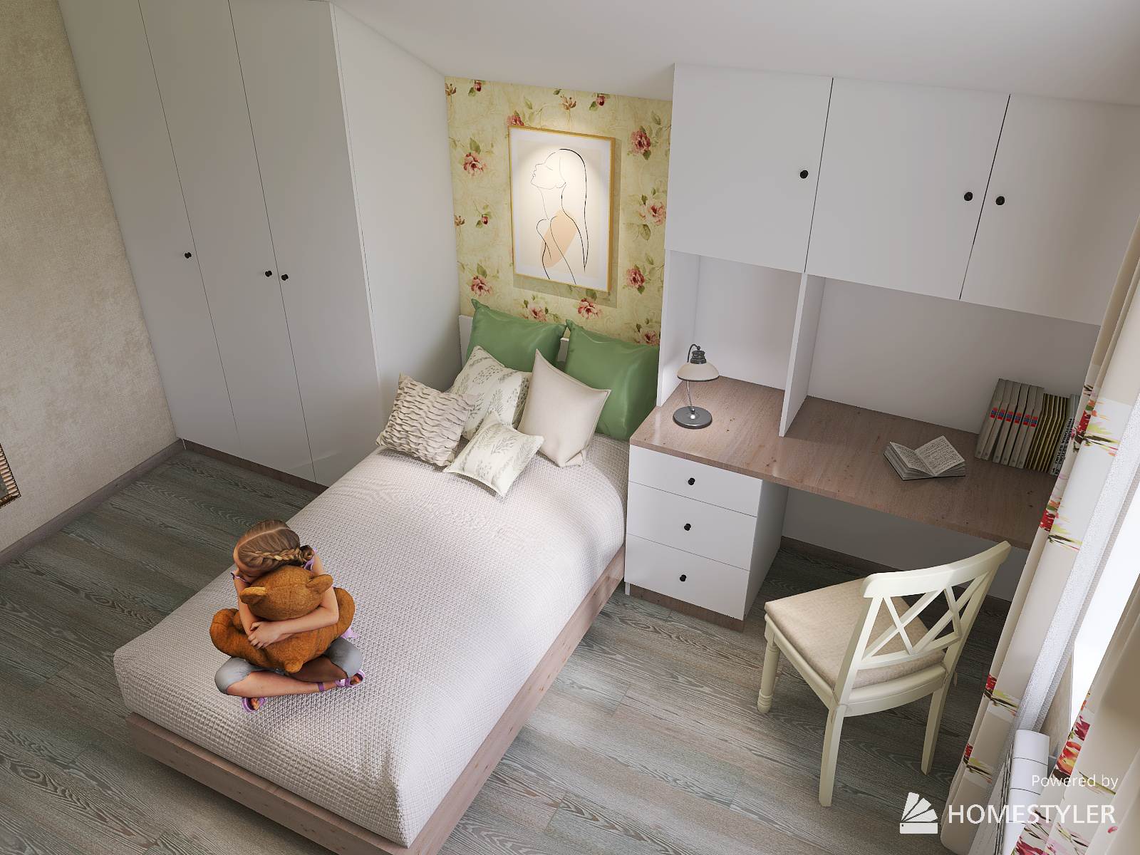 Обложка проекта: Комната первоклассницы