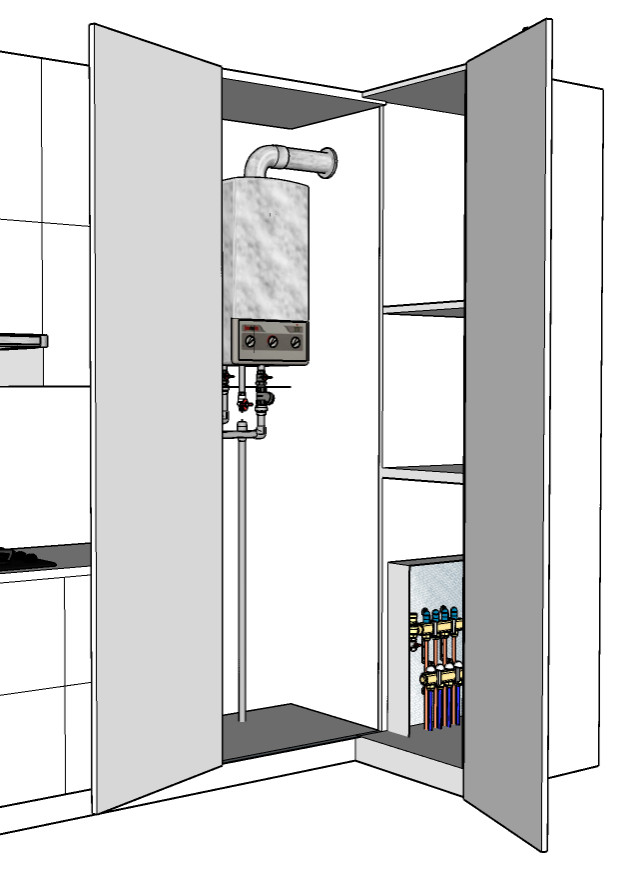 Planungslösung 37m2 (Planning solution 37 sq m)