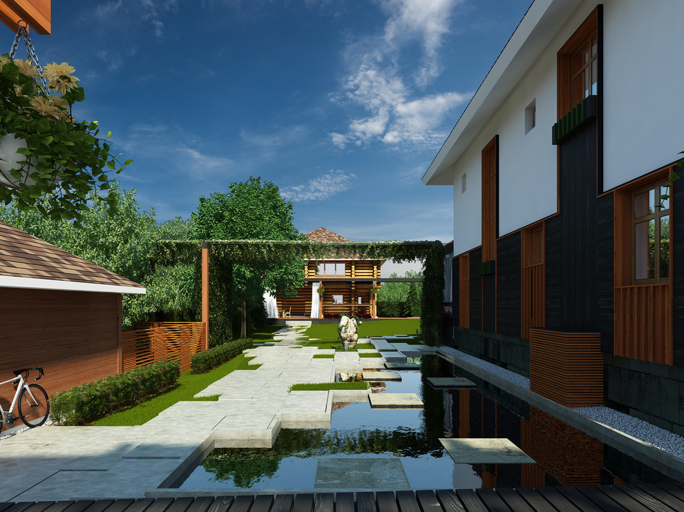 Реконструкция дома с благоустройством территории, М.О., Красногорский район