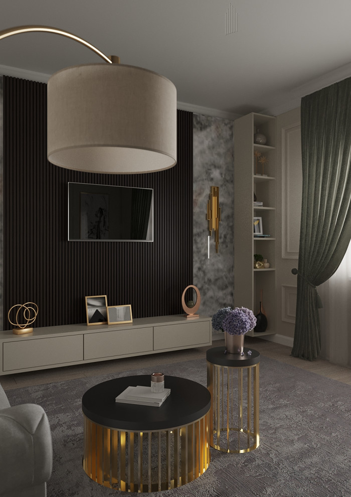 Гостиная в стиле неоклассика