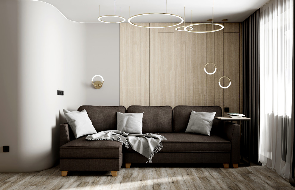 Дизайн интерьера квартиры 57 м2 во вторичном фонде Москвы