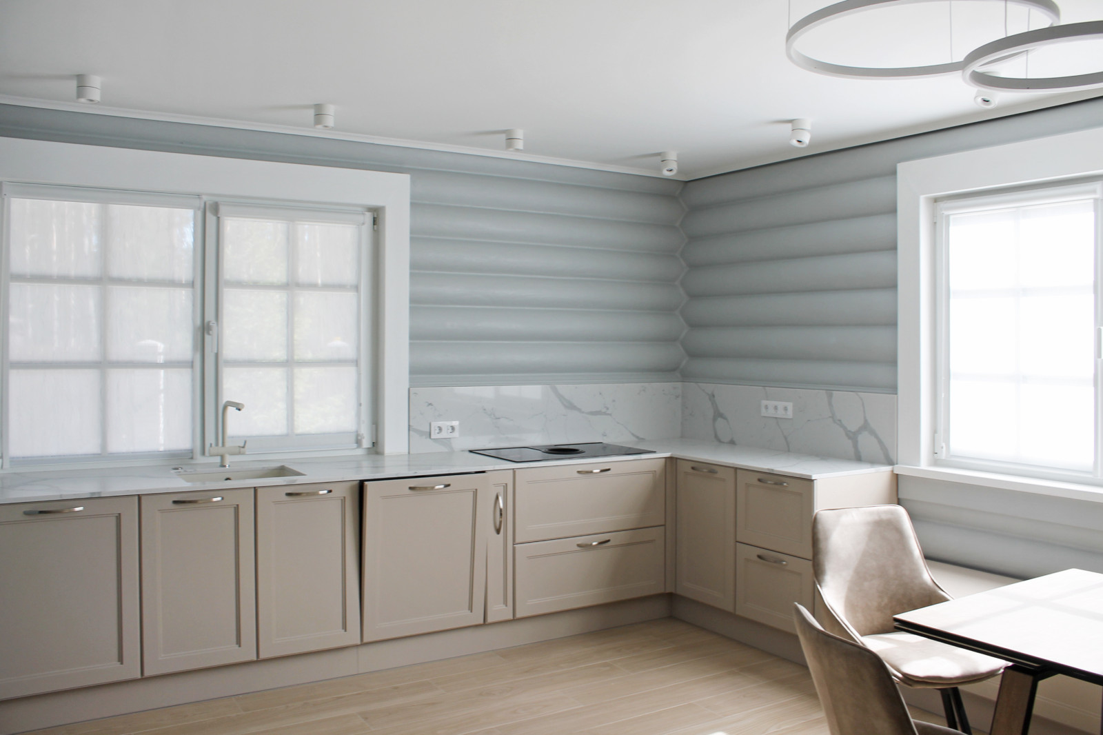 Обложка проекта: Срубовой коттедж в Рощино